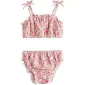 Next Bikini khaki / lyseorange / gammelrosa / hvid