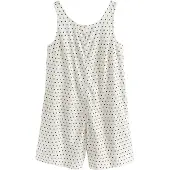 Next Jumpsuit sort / hvid