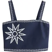 Next Overdel elfenben / navy
