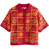 Next Cardigan gul / grøn / orange / brandrød