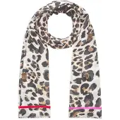 Codello Sjal lysebeige / brun / pink / sort