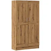 vidaXL bogskab 82,5x30,5x150 cm konstrueret træ kunsteg