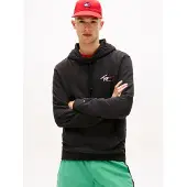 Tommy Hilfiger Sweatshirt 'Logo' rød / sort / hvid