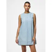 Pieces Pcflora Mini Denimkjole