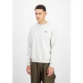 Alpha industries Sweatshirt sort / hvid-meleret