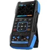 FNIRSI Bærbart 3-i-1-oscilloskop med multimeter og signalgenerator, 10 MHz