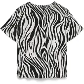 Vero Moda Bluse 'VMMYMILO' greige / sort