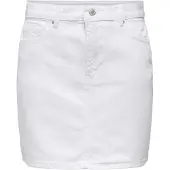 ONLY Nederdel 'ONLStella' white denim