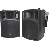 Qtx PAV10 Portable PA Set with UHF Mics & Bluetooth