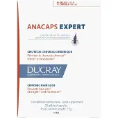 PIERRE FABRE DERMO KOSMETIK - Geschäftsbereich: AVENE - DUCRAY - A-DERMA - RENE FURTERER Anacaps Expert Food Supplement Chronic Hair Loss 30 Units
