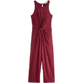Next Jumpsuit mørkerød