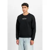 Alpha industries Sweatshirt 'Foam' mørkegrå / sort / hvid