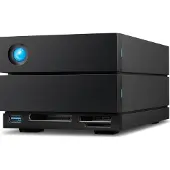 LaCie 2big Dock STLG32000400 - Harddisk-array - 32 TB - 2 bays (SATA-600) - HDD 16 TB x 2 - Thunderbolt 4, USB 3.2 Gen 2 (ekstern) - med 5 års Rescue Data Recovery Service Plan