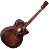 Sigma GMC-15E Grand OM Cutaway Electro Aged Distressed Satin Natural