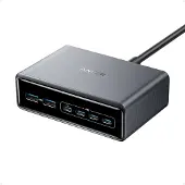 Anker Prime - Strømforsyningsadapter - GaN - 200 Watt - 5 A - 6 output-stikforbindelser (4 x USB-C, 2 x USB)