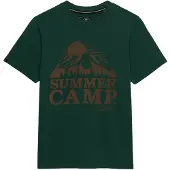 Superdry Superdrytil mænd. M1012378A Retro udendørs T-shirt Rlxd grøn (S), Casual, Bomuld, Korte ærmer