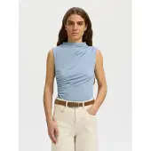 Selected Bluse himmelblå