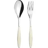 Guzzini Feeling serveringsbestik Cream, 2 dele