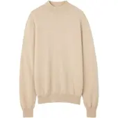 GOBI Cashmere Pullover 'Men's Essential Mock Neck Cashmere Sweater' beige