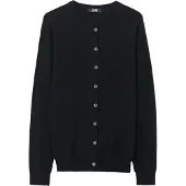 GOBI Cashmere Cardigan 'Essential' black denim