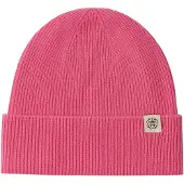 GOBI Cashmere Hue 'Unisex Cashmere Rib Knit Beanie' mørk pink