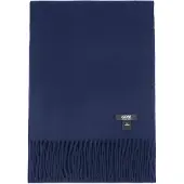 GOBI Cashmere Sjal 'Unisex Cashmere Fringed Scarf' navy