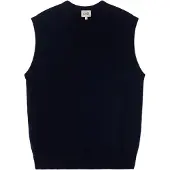 GOBI Cashmere Vest 'Men's Essential V-Neck Cashmere Vest' natblå