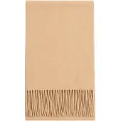 GOBI Cashmere Sjal 'Unisex Cashmere Fringed Scarf' sand