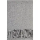 GOBI Cashmere Sjal 'Unisex Cashmere Fringed Scarf' røggrå
