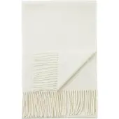 GOBI Cashmere Sjal 'Unisex Cashmere Fringed Scarf' offwhite