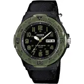Casio Herreur MRW-200HB-1BVEF Collection Sort/Læder Ø45 mm