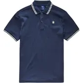 G-Star Bluser & t-shirts 'Dunda' mørkeblå / hvid
