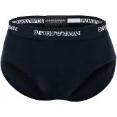 Emporio Armani Emporio Armanitil mænd. EM000258_AF14132 Sæt med 3 marineblå strikkede trusser med stretch (XL), Afslappet, Bomuld