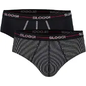 Sloggi Slip rød / sort / hvid