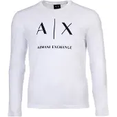 Armani Exchange Bluser & t-shirts sort / hvid