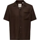 Only & Sons Skjorte 'ONSLaurence' mørkebrun