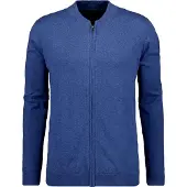 Ragman Cardigan 'Baseball' blå