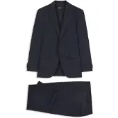 BOSS Regular fit jakkesæt i to dele i ny uld