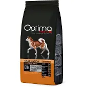 Optimanova Voksen Sensitiv Lakse-og Kartoffel Tørfoder Til Hunde 12kg