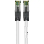 Goobay 55130, 15 m, Cat8.1, S/FTP (S-STP), RJ-45, RJ-45, Hvid