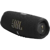 JBL Charge 5 Wi-Fi - Højttaler - til transportabel brug - trådløs - Bluetooth, Wi-Fi 6 - App-kontrolleret - 40 Watt - 2-vejs - sort