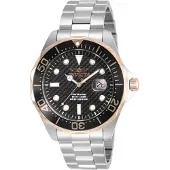 Invicta Herreur 12567 Pro Diver Sort/Stål Ø47 mm