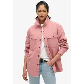 Superdry Superdrytil kvinder. W4010465A Pink skjorte til arbejdstøj (M), Casual, Bomuld, Lange ærmer