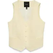 Vero Moda Jakkesætsvest gul / hvid