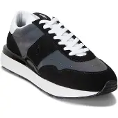 Ralph Lauren Sneaker low 'TRAIN 89' mørkegrå / sort / hvid