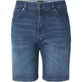 BOSS Regular fit Maine-shorts i blå, smidig denim