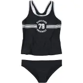 Kangaroos Bikini sort / hvid