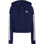 Adidas Essentials 3 Stripes French Terry Sweatshirt Med Lynlås