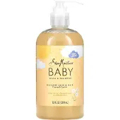 SheaMoisture , Babyvask & Shampoo, Rå Shea, Kamille & Arganolie, 13 fl oz (384 ml)