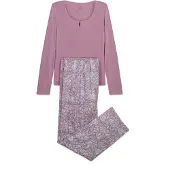 Women´secret Pyjamas pink / sort / hvid